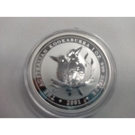 2001 KOOKABURRA 1 OZ SILVER COIN