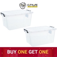 (Buy 1 Get 1) Citylife 33L to 52L Multipurpose Stackable Storage Container Box W/O Wheels