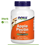 Viên uống hỗ trợ đường ruột Apple Pectin 700 mg 120 viên của Now Foods - iHerb Việt Nam