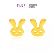 TAKA Jewellery 916 Gold Earrings Bunny