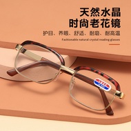 Donghai Crystal Eyebrow Reading Glasses Crystal Glass Glasses Style Classic High-Definition Running 