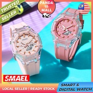[Limited Promo FREE 1 WATCH] ORIGINAL SMAEL 8088 Sport Watch 50M Waterproof  Men Women Watch Jam Tan