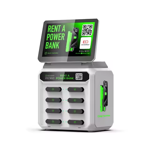 Hot Selling Mobile Phone Share Portable 8 Slots Power Bank Machine Kiosk Shared Power Bank Business 
