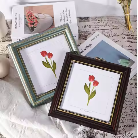 European Square Photo Frame 10 Inch & 12 Inch Decorative Picture Frame Home Decor and Memories, Styl