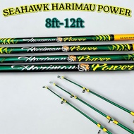 12kaki Joran  pantai Rod 10 Kaki SEAHAWK Harimau power, rod pancing pantai Rod 9kaki Rod Spinning 7 