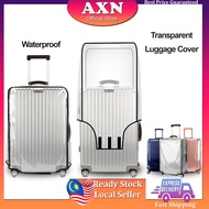 AXN Transparent Luggage Cover Protector (18"-30") Luggage Bag Cover Sarung Beg Luggage Protector Cover Luggage Bag