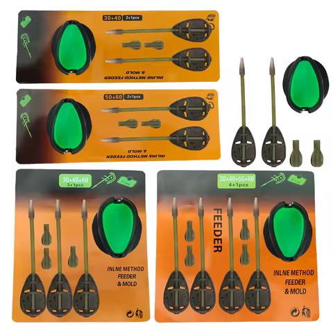 Carp Fishing Method Feeder Carp Fishing Tackle Set Bait Cage Basket Bait Fishing Accessories