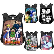 Japanese Anime Hunter X Hunter Backpack Cartoon Print Students Schoolbag Harajuku Travel Laptop Female Male School Bag Rucksack