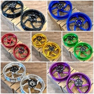 Xmax v1 v2 V3 ORIGINAL SMRT RACING / RAPIDO 628 CNC Casting Rim Size(F-350-15 R-4.00-14) 7.8Kg 1set 
