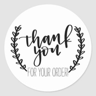 Thank You Sticker/ sticker label thank you