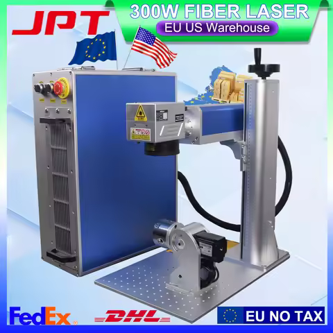 JPT 300W Fiber Laser Marking Machine JPT MOPA M7 100W/200W/300W Metal Engraving Cutting For Gold Sil