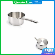 16cm Stainless Steel Single-Handle Saucepan Gas Stove Compatible