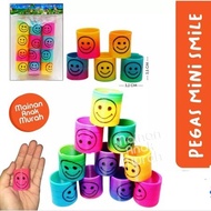 Small rainbow smile spring small spiral spring toy/ spiral toy/