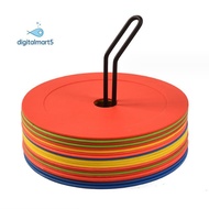 10Pcs Soccer Flat Cones Marker Disc Marker Disc  Marker Disc Basketball Sports Speed Agility Trainin