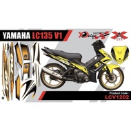 LC135 V1 COVERSET BODY STICKER CUSTOM