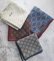 全新未使用 CELINE 稀有高質 老花 手巾方巾 手帕 綁包帶圍巾絲巾