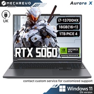 MECHREVO Gaming Laptop Aurora X (Intel Core i7-13700HX/16GB RAM/1TB SSD/NVIDIA GeForce RTX 5060/8GB 