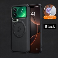 For Xiaomi 17 Pro Max Mi17 Mi 15 Mi15T 14T Pro 13T POCO F7 X7 X6 PU Leather Shockproof Mobile Phone 