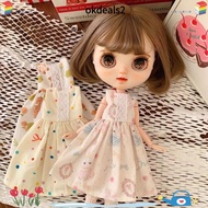DEALSHOP Dolls Princess Dress, Cute DIY Accessories Sleeveless Printed Dresses, Gift Toys Mini Fashi