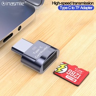 {Shirelle Electronic Accessories} Type C OTG To อุปกรณ์แปลง TF Micro-SD เครื่องอ่านการ์ดความจำสำหรับ