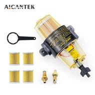 4Pcs UF-10K Fuel Filter Element Water Separator Assembly Elements UF10K Outboard Motor Boat Engine H