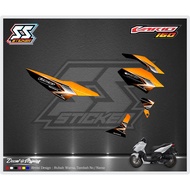 NEW VARIO 160 DS 12 MOTORCYCLE STRIPING STICKER