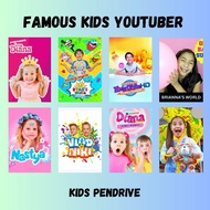 FAMOUS PENDRIVE KARTUN KANAK KANAK 32GB USB KINGSTON - PENDRIVE KARTUN BUDAK