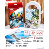 Glossy Photo Paper 4R JOYKO 200GSM - GSP-4R-200 - 20 Lembar