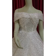 Sabrina Full Sequin Wedding Dress (s-L 90)