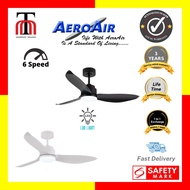 AeroAir AA320 35"/46"/52" Ceiling Fan with Dimmable 24W Tri Tone LED