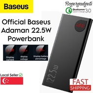 Baseus Adaman Quick Charger Powerbank 10000mAH 20000mAH Fast Charge 22.5W Portable Powerbank