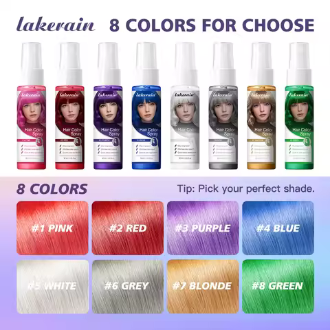 Washable Temporary Hair Color Spray One-Time Instant Hair Dye DIY Hair Chalk Multi Color Hair Stylin