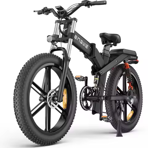 ENGWE X26 X24 X20 Folding Electric Bicycle 48V 29.2AH Hydraulic Brake Electric bike 26*4.0 Inch Fat 