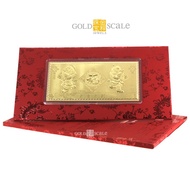 Gold Scale Jewels 999 Pure Gold 大吉大利 Prosperity Gold Note