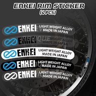 Pelekat Rim ENKEI Motor - Enkei Rim Sticker for Motorcycle (4pcs)
