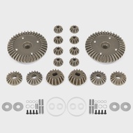 Metal Differential Case and Gear Set 22049 39T for Tamiya XV02 MB-01 XM-01 1/10 RC Car Upgrade Part