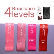 4pcs in 1 bag 📣 READY STOCK squat band, yoga band , elastic squat band loop, Exersice equipment, hip