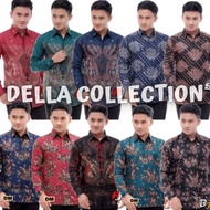 KEMEJA Bestseller Men's Batik Shirt Long Sleeve Newest 221 Contemporary Original Pekalongan Batik Men's Slimfit Batik Shirt For Men ern