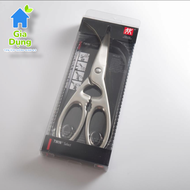 Kéo làm bếp Kéo cắt gà  thịt cá kéo đa năng sắc bén làm bằng chất liệu thép không gỉ 5cr15