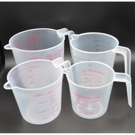 Plastic Measuring Cup 250ML/500ML/1000ML Measuring Jug Plastik Cawan Pengukur Sukat Air