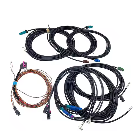 360 degrees Environment Rear Viewer Camera harness Wire Cable FOR A4 A5 F5 B9 8W Q7 4M Q5 Q3 F3