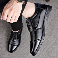 2026 Spring Formal Leather Shoes Men's Business Men's Soft Leather British Style Casual Shoes Office