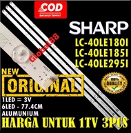 BACKLIGHT TV LED SHARP 40 INC LC 40LE295I 40LE2951 4OLE295 LAMPU BL 6K LC40LE1801 LC40LE1851 LC40LE2