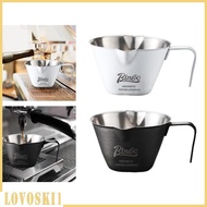 [Lovoski1] Espresso Glass Portable Scale Cups Tea 100ml Espresso Mini Measuring Cup for Restaurant Kitchen Tools Party