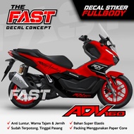 Decal ADV160 Fullbody Adventure Variation Sticker Striping Decal Yamaha ADV160, Sticker Decal ADV160