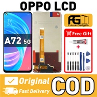 LCD For OPPO A72 5G Compatible For ORIGINAL LCD Skrin Touch Screen Replacement