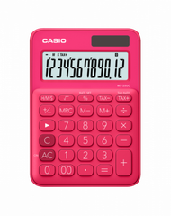 Casio - 迷你型 12位數 計算機 (紅色) (MS-20UC-RD)