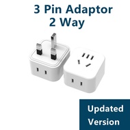 China Plug Converter 2/3 Pin Power Plug Adapter for China Appliances Universal 3 Pin Adapter Travel Converter Pin
