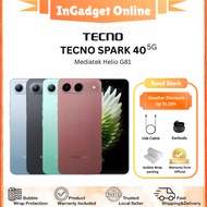[PROMO] TECNO SPARK 40 5G I (8+8GB) Extended RAM+256GB ROM l 6000mAh Battery |