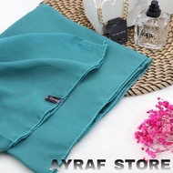 KERUDUNG HIJAB SEGIEMPAT BELLA SQUARE SIZE 115x115 BAHAN POLLYCOTTON TEPI DI JAHIT NECI WARNA BIRU D